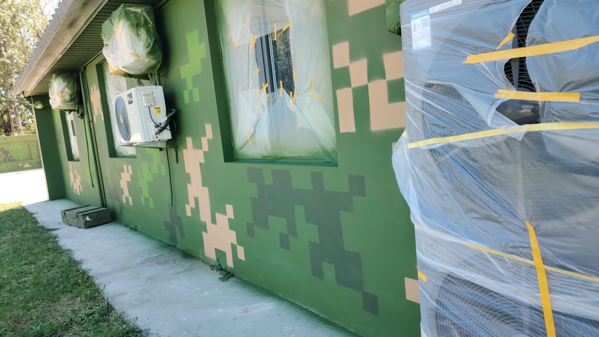 克拉玛依外墙迷彩漆施工多少钱 伪装迷彩漆  