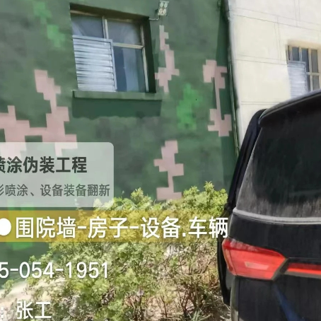 克拉玛依数码迷彩漆施工